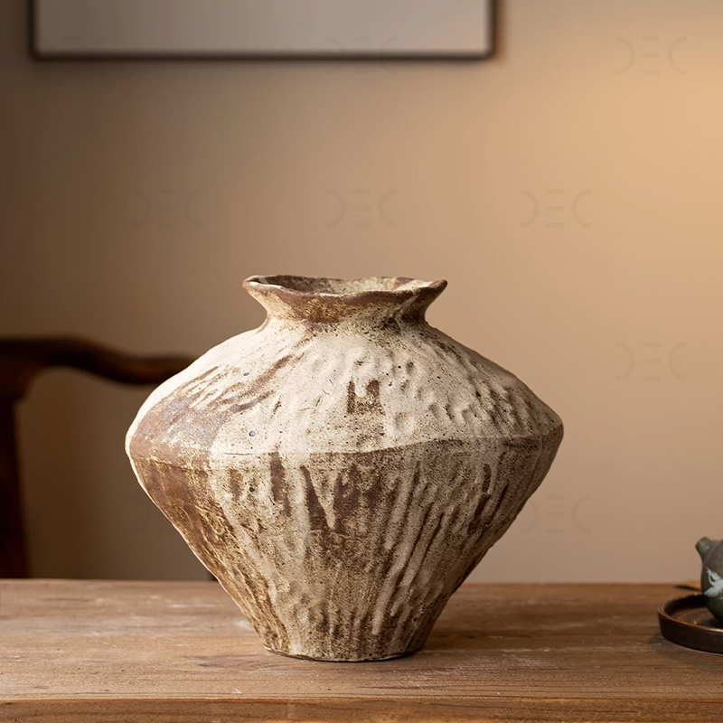 Ваза SNOWFALL Кремовый меланж. Размер XL