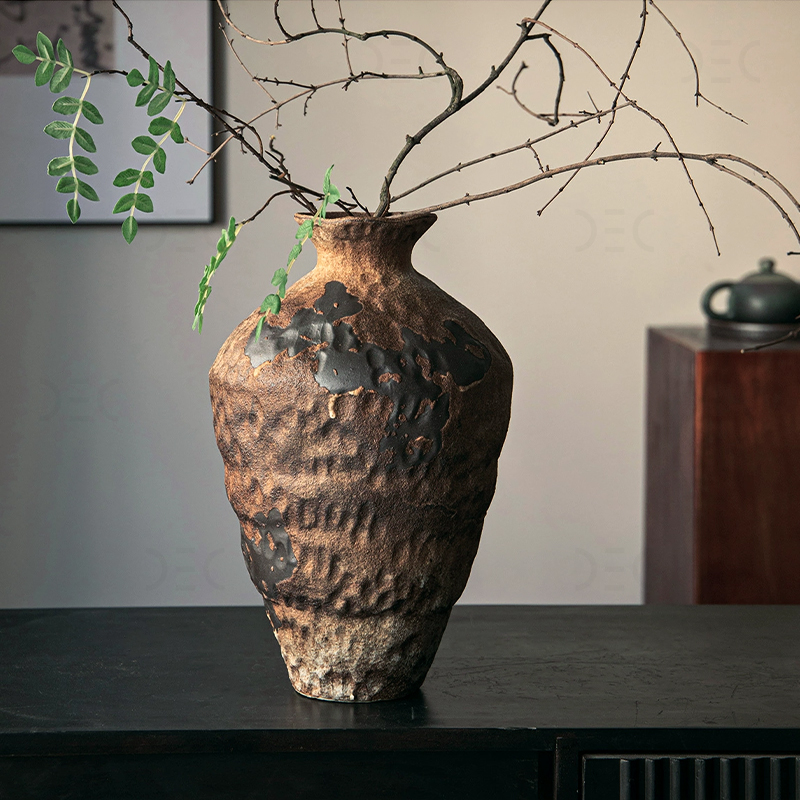 Ваза SNOWFALL Коричневый меланж. Размер M