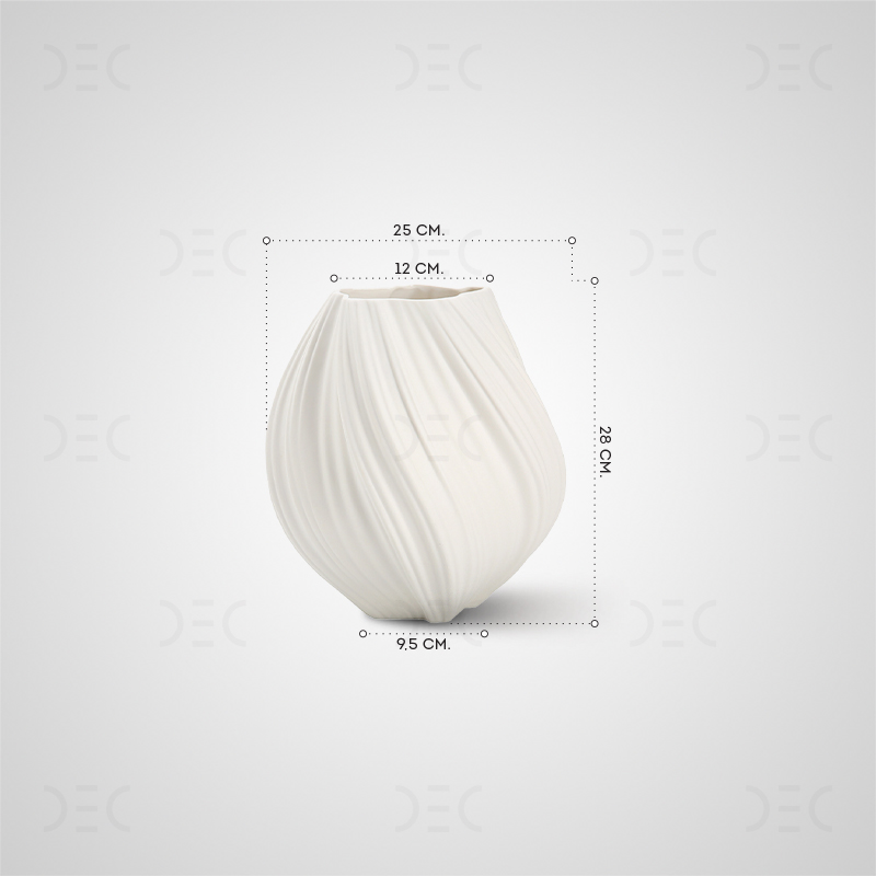 Ваза LEYLA Молочный. Размер L