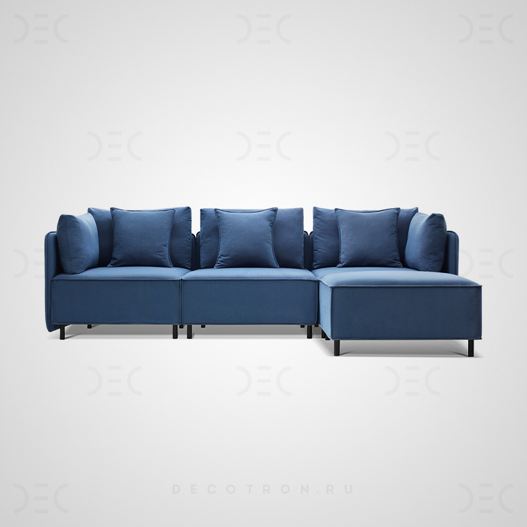 Угловой диван BRIGHTON A Синий. Размер M
