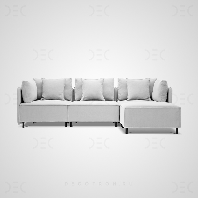 Угловой диван BRIGHTON A Серый. Размер M